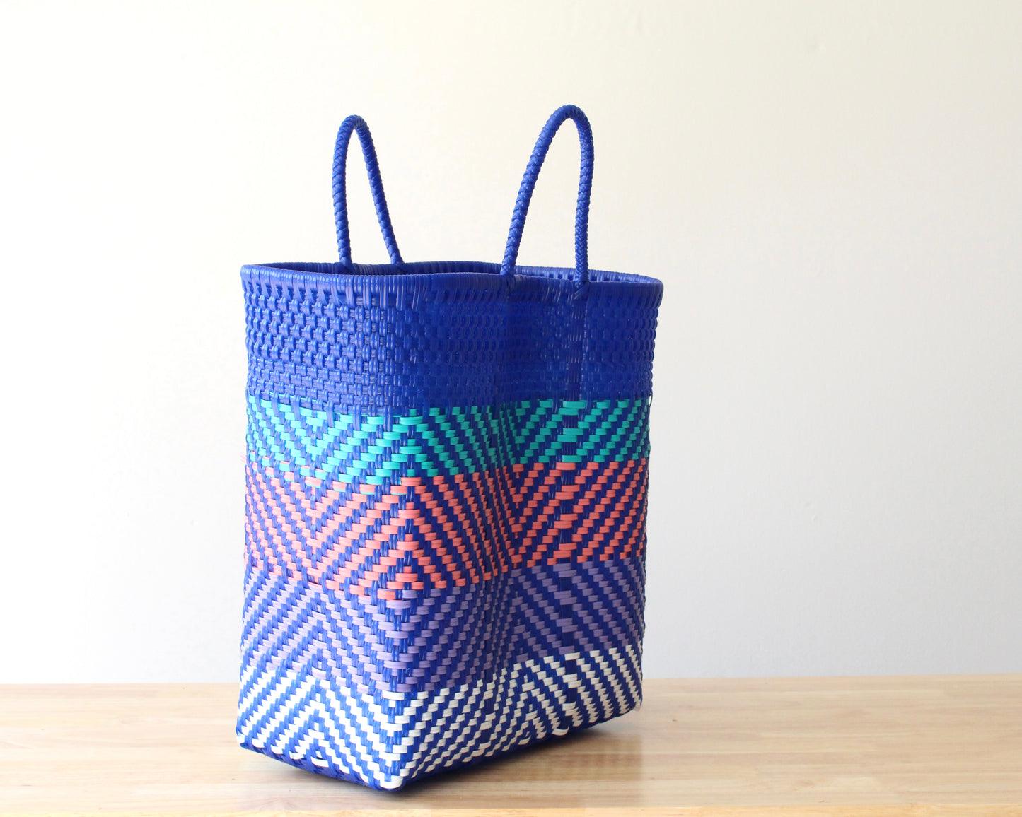 Royal Blue & Colors Tote Bag by MexiMexi