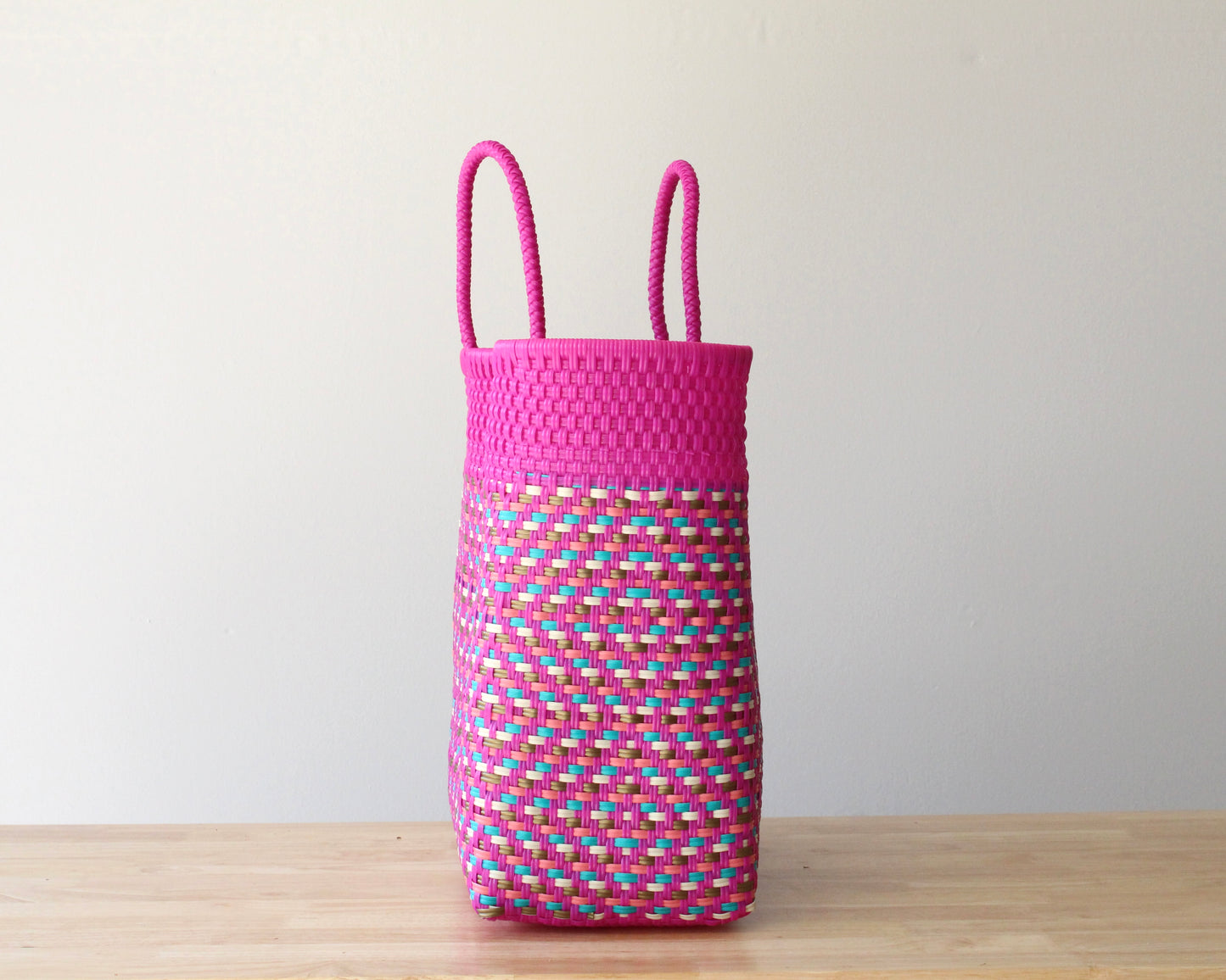 Hot Pink & Colors Tote Bag by MexiMexi
