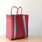 Red, White & Blue Tote Bag by MexiMexi