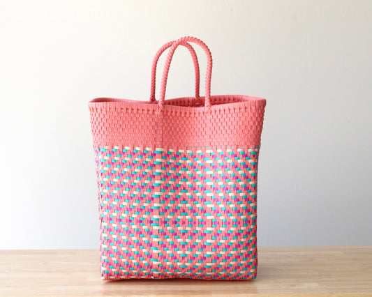 Coral & Colors Tote Bag by MexiMexi