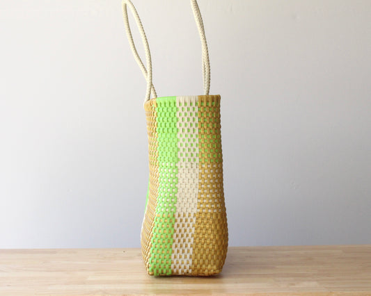 Lime Gold Tote Bag by MexiMexi