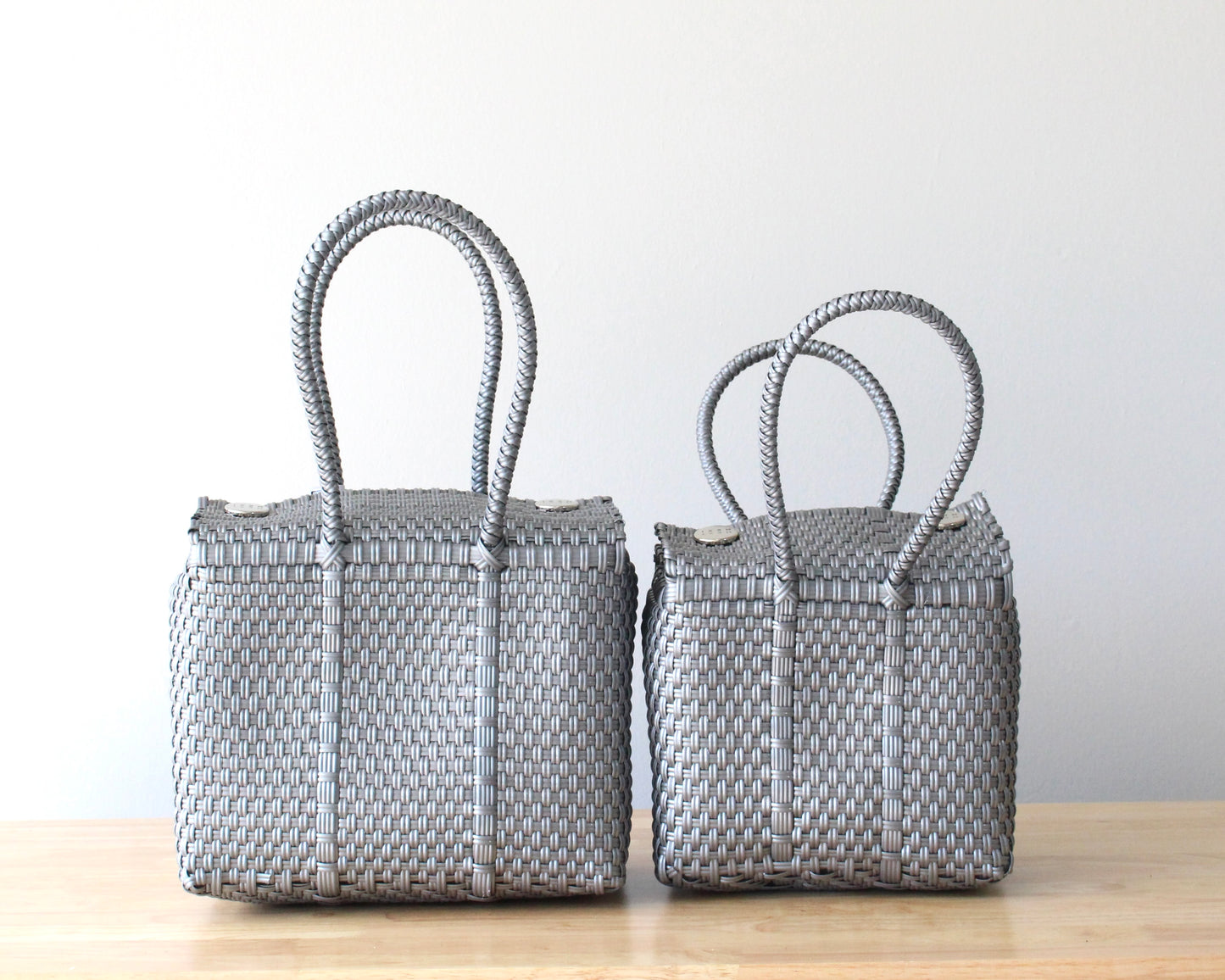 Buy 1, get 2 with 50% off: Silver Handbags Bundle