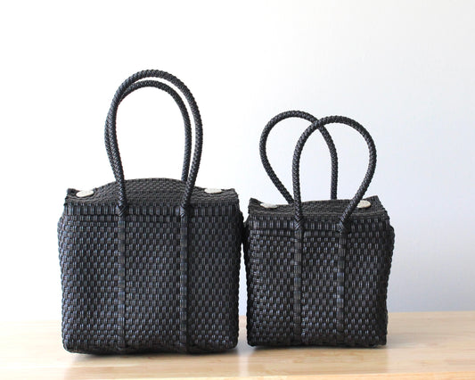 Black Bundle: Me & Mini-me Handbag by MexiMexi