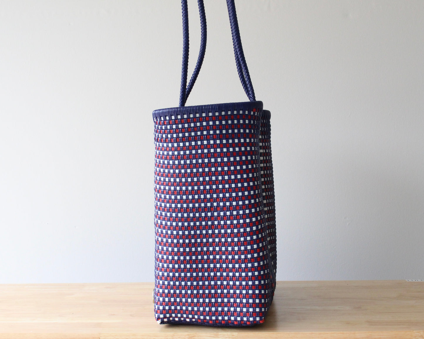 Navy Blue Mexican Tote by MexiMexi