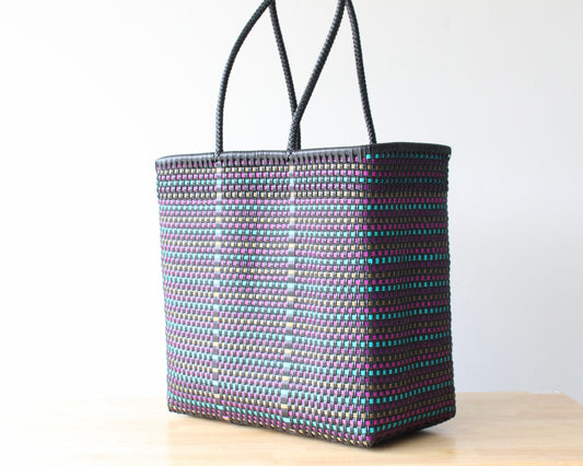 Black & Colors Mexican Tote Bag by MexiMexi