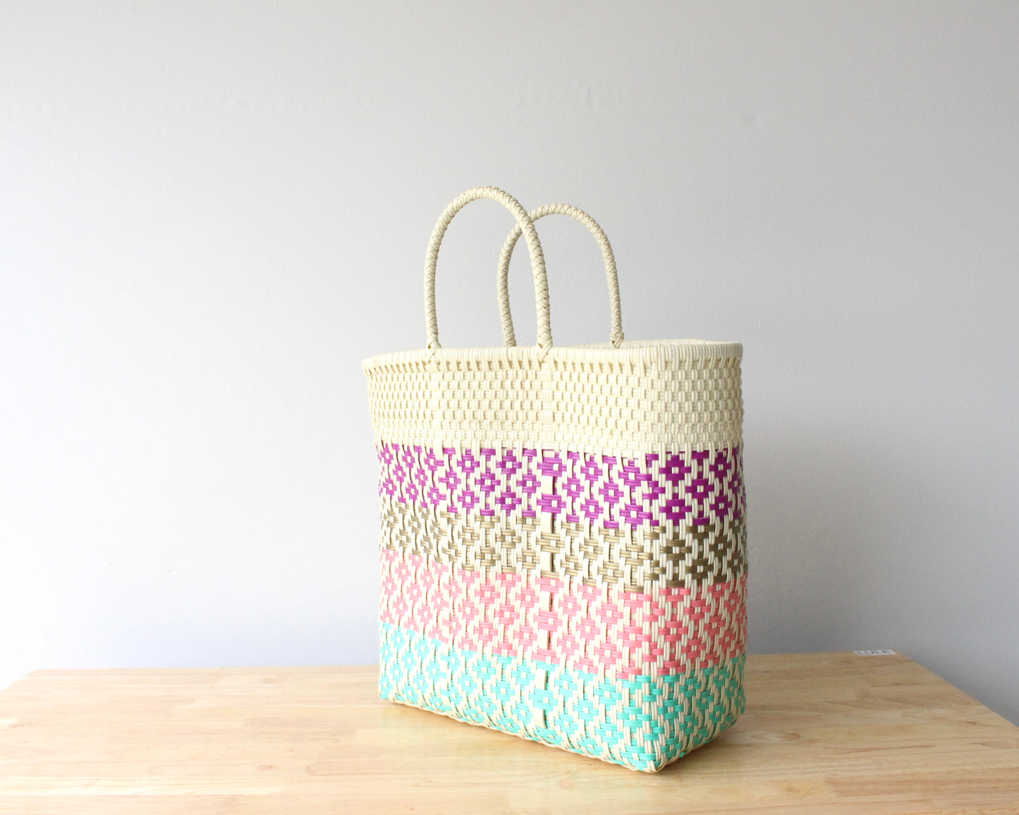 Beige with Colors Tote by MexiMexi