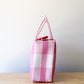 Pink Plaid Artisan Basket by MexiMexi