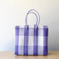 Purple Plaid Artisan Basket by MexiMexi