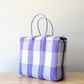 Purple Plaid Artisan Basket by MexiMexi