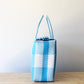 Blue Plaid Artisan Basket by MexiMexi