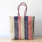 Coral, Gold & Blue Tote Bag by MexiMexi