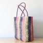 Coral, Gold & Blue Tote Bag by MexiMexi