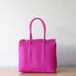 Hot Pink Woven Handbag by MexiMexi