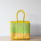MexiMexi Handbag – Yellow & Blue Woven Tote – Handmade in Mexico