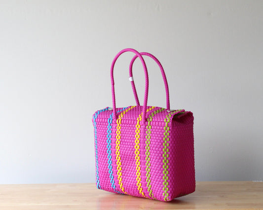 Patterned Pink Medium Handbag by MexiMexi