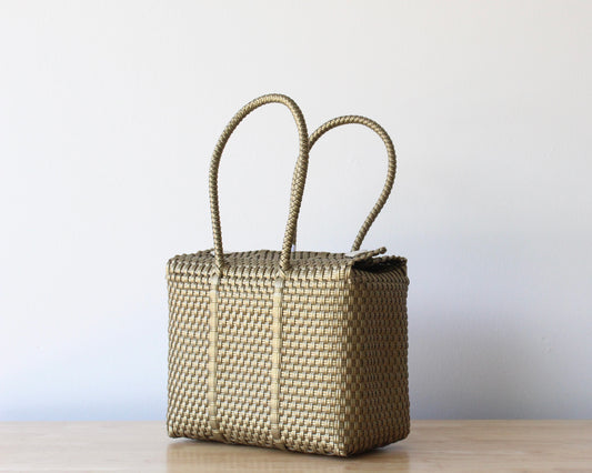 Gold Small Handbag by MexiMexi