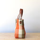 Orange, Beige & Gold Purse by MexiMexi