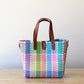 MexiMexi Multicolor Rectangle Pattern Bag – Handmade Purse with Leather Strap