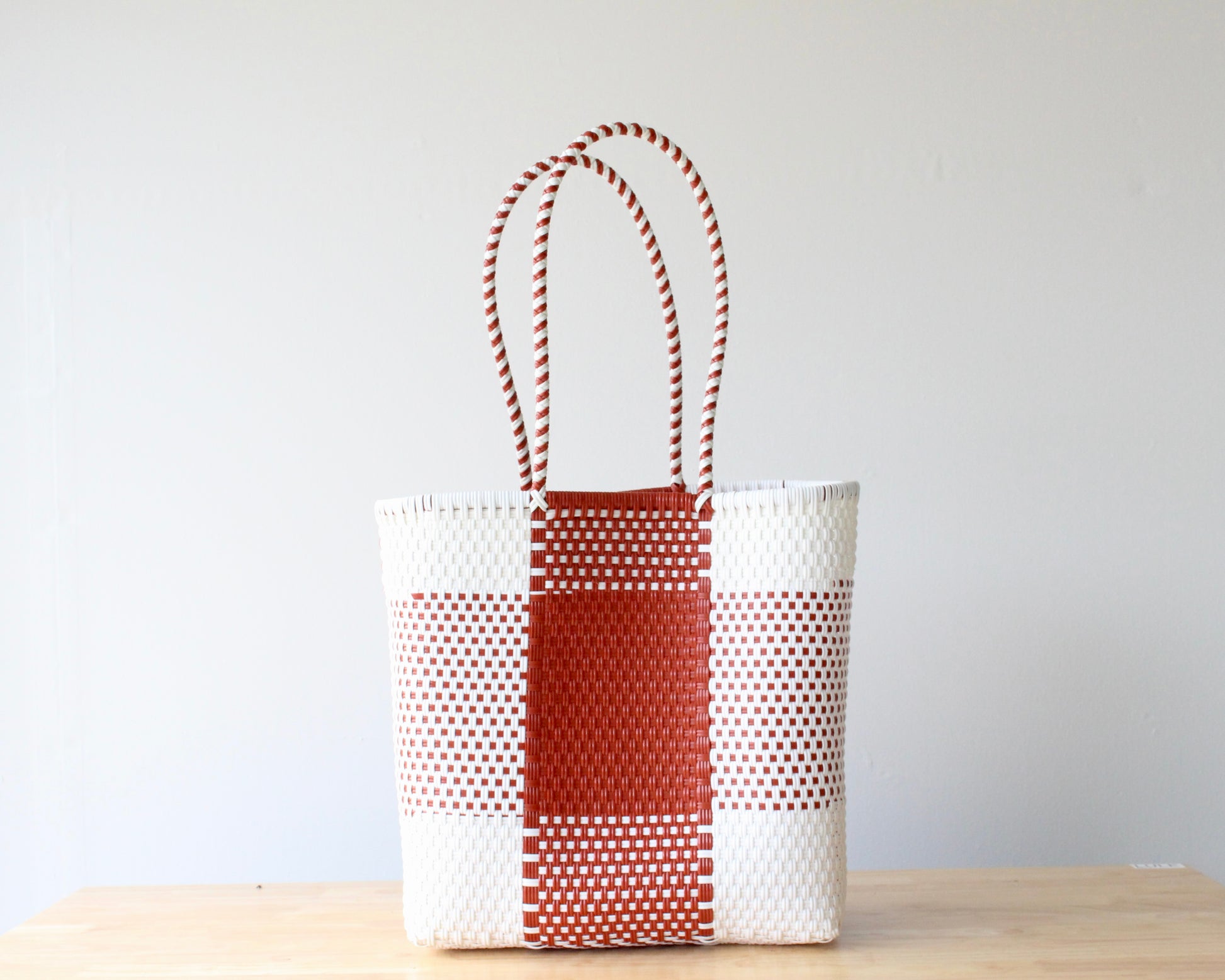 Crafted in Mexico: Handwoven Bag with Bold Colors