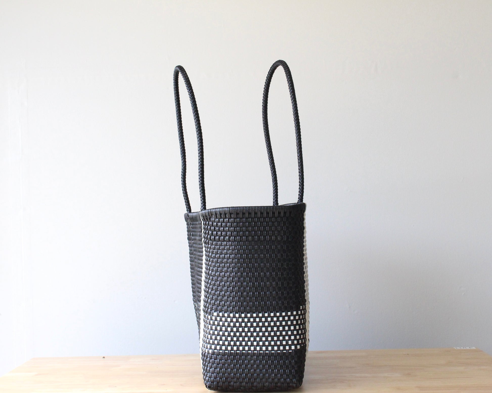 Handwoven Mexican Tote Bag Made from Recycled Plastic