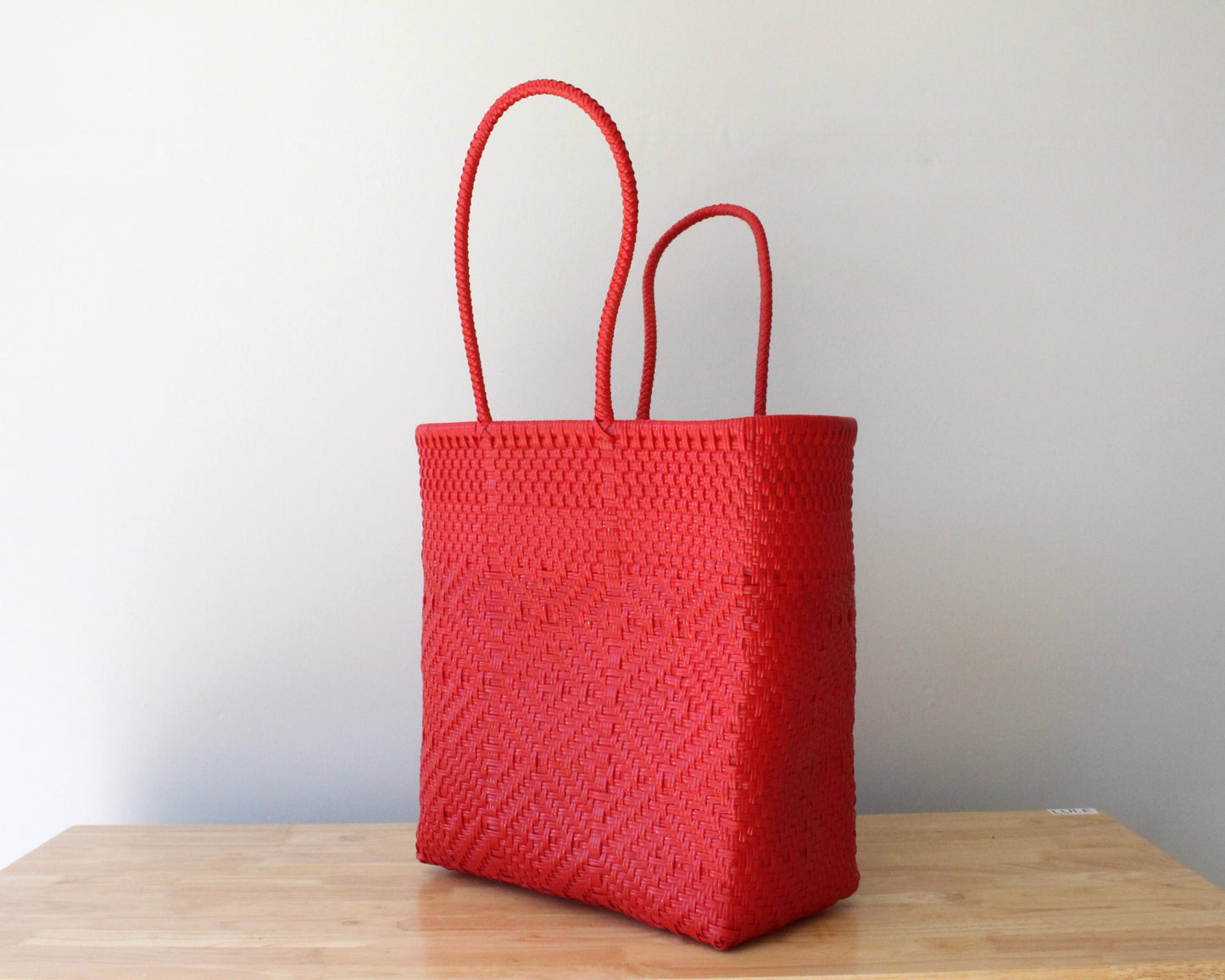 Red Mexican Artisan Tote - by MexiMexi