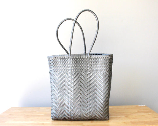 Silver Mexican Artisan Tote – by MexiMexi