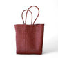 Wine Burgundy Mexican Artisan Tote – by MexiMexi