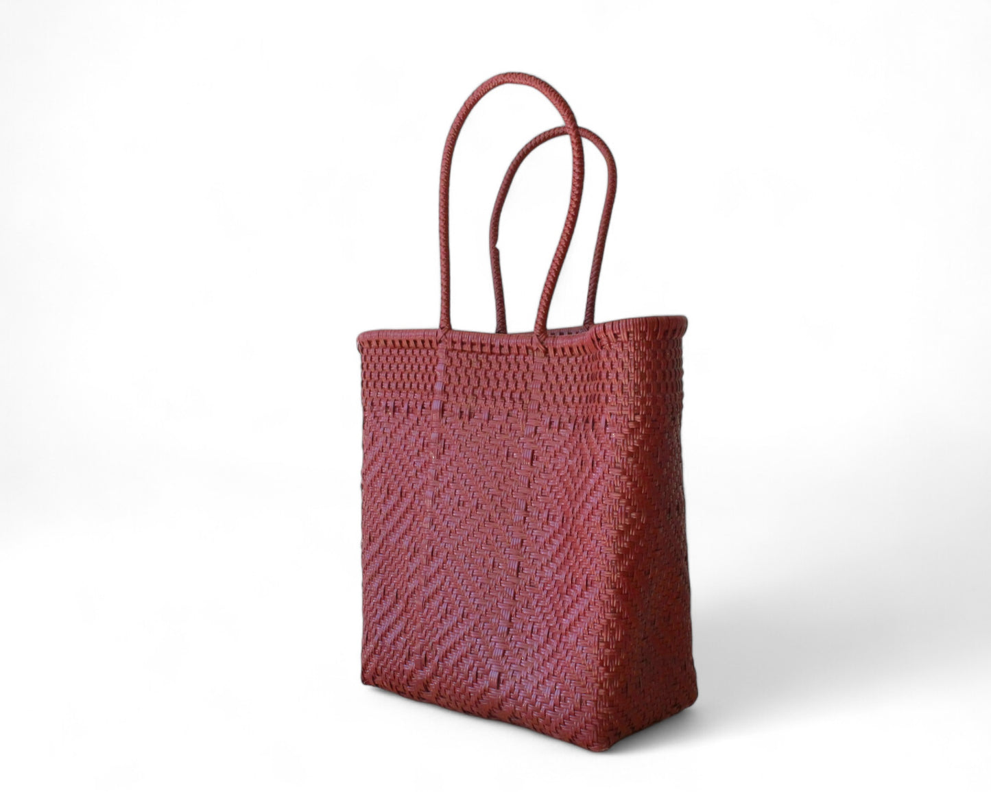 Wine Burgundy Mexican Artisan Tote – by MexiMexi