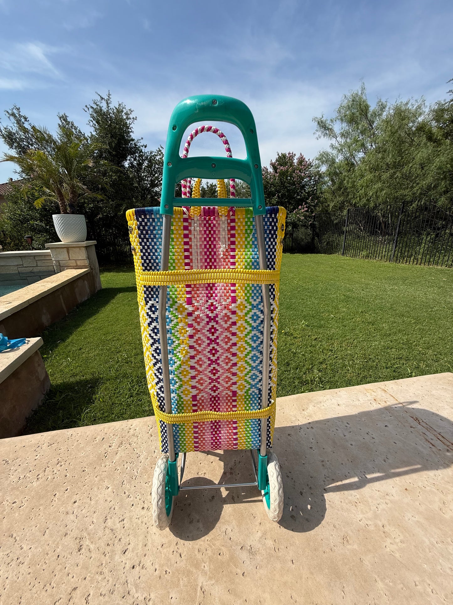 MexiMexi Colorful Handwoven Market Cart Bag