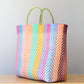 Pastel Multicolor Extra Large Tote Bag | Artisan Bag by MexiMexi