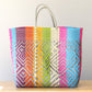 Colorful Diamond Weave Bag Tote