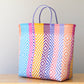 Multicolor Diamond Weave Bag Tote