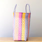 Multicolor Diamond Weave Bag Tote