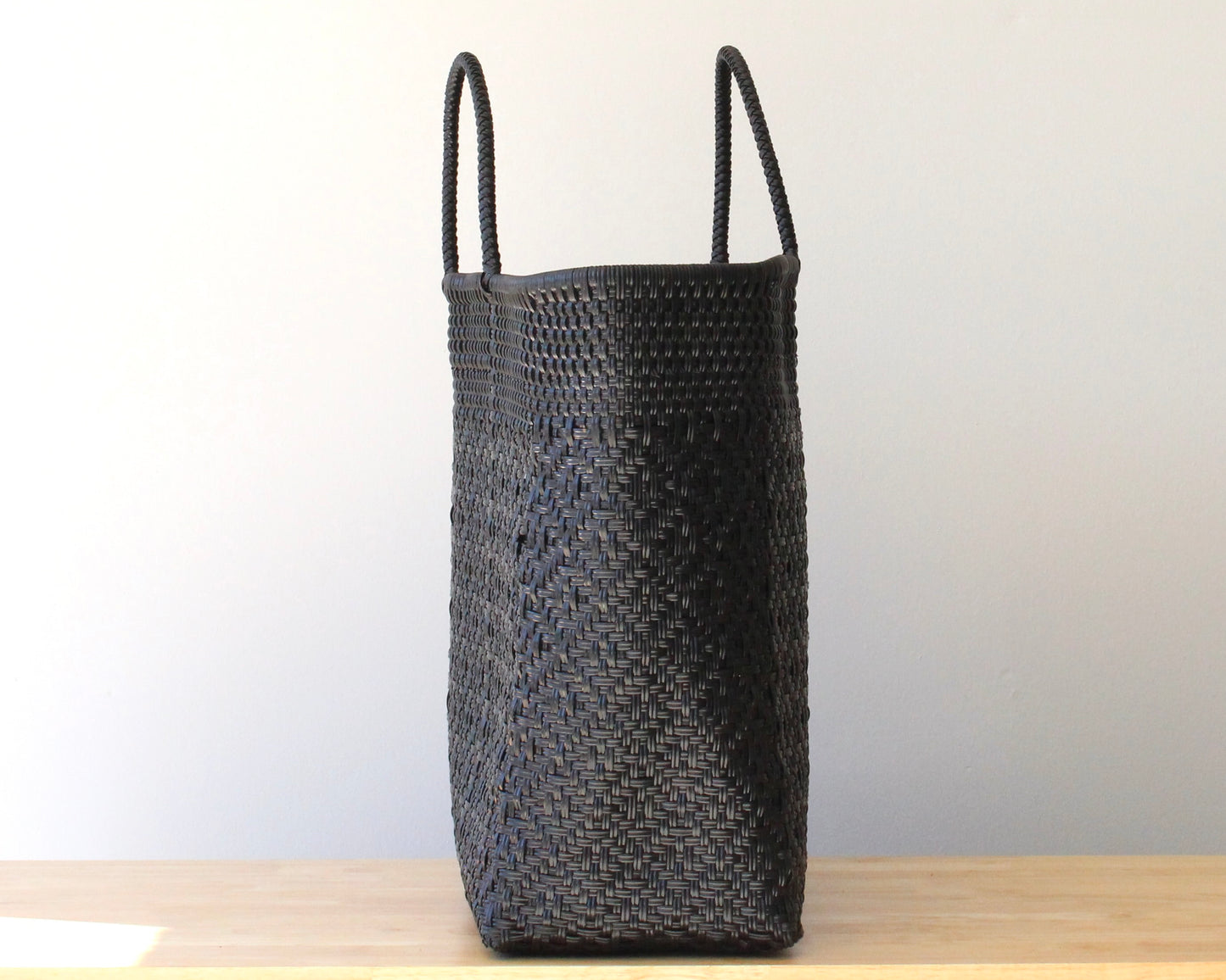 Black Woven Tote Bag by MexiMexi