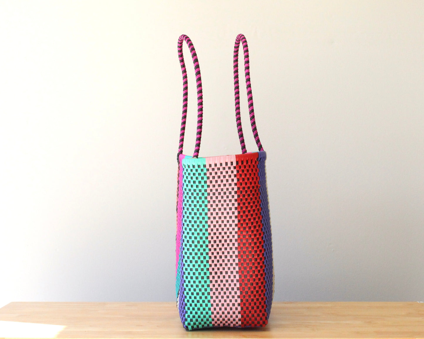 Handwoven Mexican Tote – Multicolor Artisan Shoulder Bag