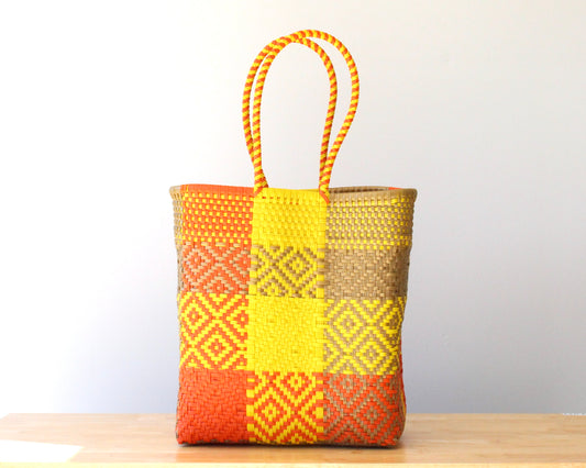 Orange & Yellow Tote Bag by MexiMexi