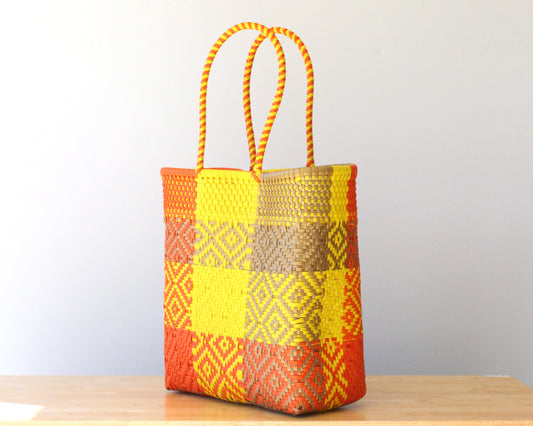 Orange & Yellow Tote Bag by MexiMexi