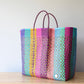 Playa XL Tote – Colors & Gold Diamond Weave