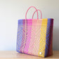Playa XXL Tote – Sunset Zigzag Diamond Weave
