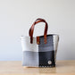 Vida Woven Purse – Black & White Plaid