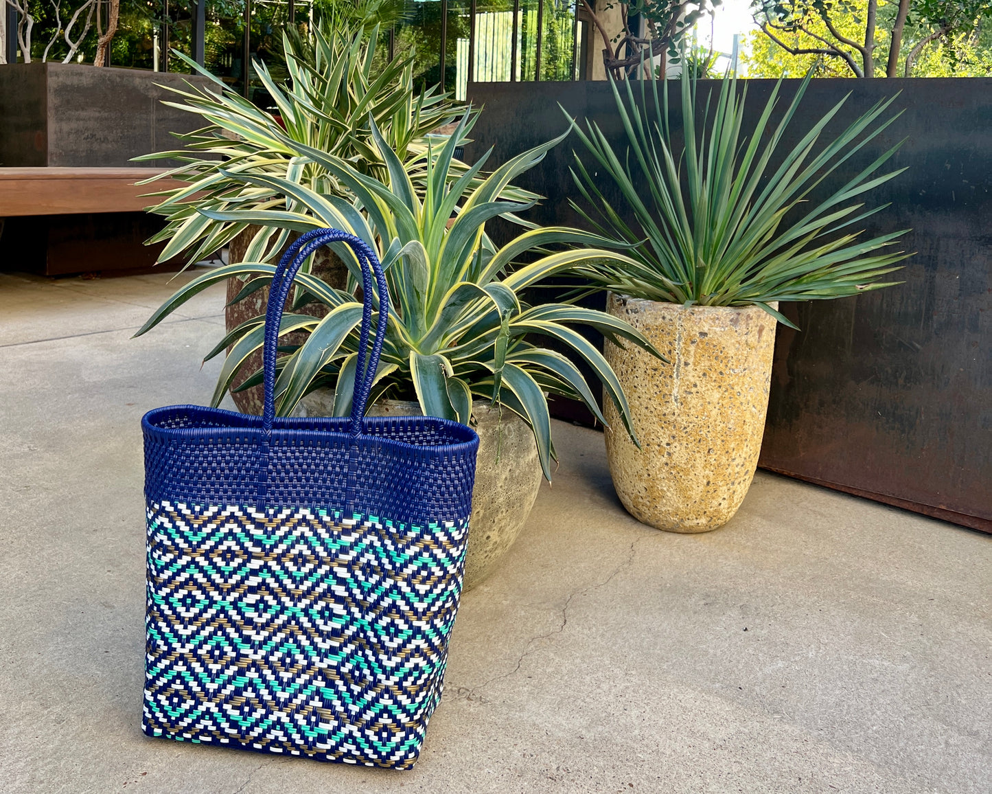 Navy Blue & Colors MexiMexi Tote