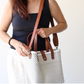 MexiMexi Multicolor Rectangle Pattern Bag – Handmade Purse with Leather Strap