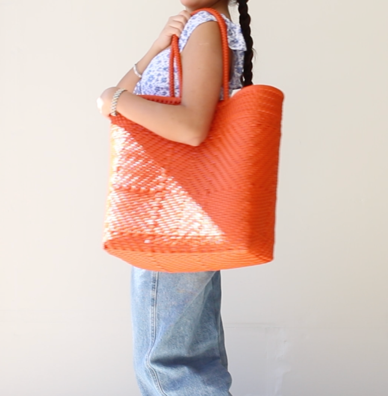 Orange Woven Artisan Tote Bag – MexiMexi Orange Woven Artisan Tote Bag – MexiMexi