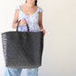 Black Woven Tote Bag by MexiMexi