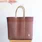 Burgundy & Vanilla Tote bag by MexiMexi