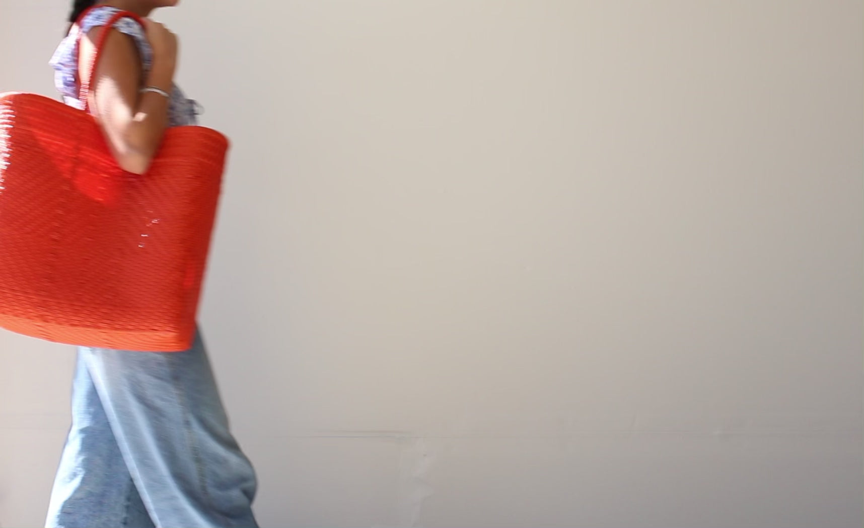 Orange Woven Artisan Tote Bag – MexiMexi