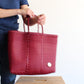 Burgundy Handwoven Tote bag by MexiMexi