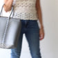 Silver Handbag by MexiMexi