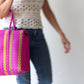 Patterned Pink Handbag by MexiMexi