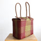 Burgundy & Gold Mexican Handbag by MexiMexi